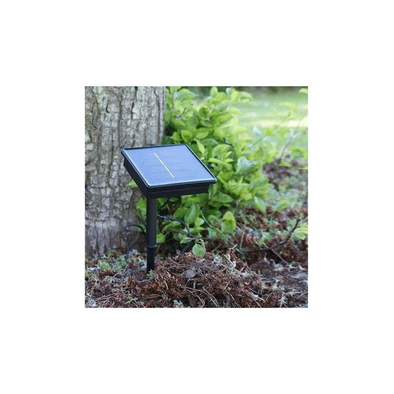 Pack X4 Guirnalda De Luces Solar Hoja De 5 Mts Envio Gratis Verde
