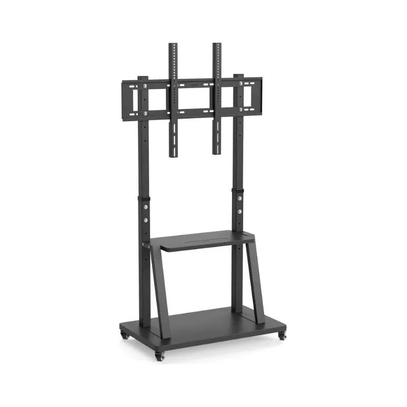 Soporte Tv 32  A 70 Pedestal Soporte Stand Rack Movil Ruedas Negro