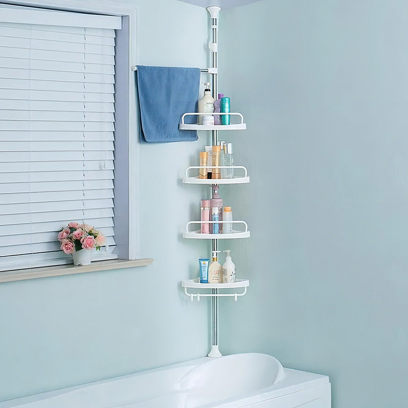 Organizador Esquinero Ducha Baño Multiuso 4 Pisos Ajustable