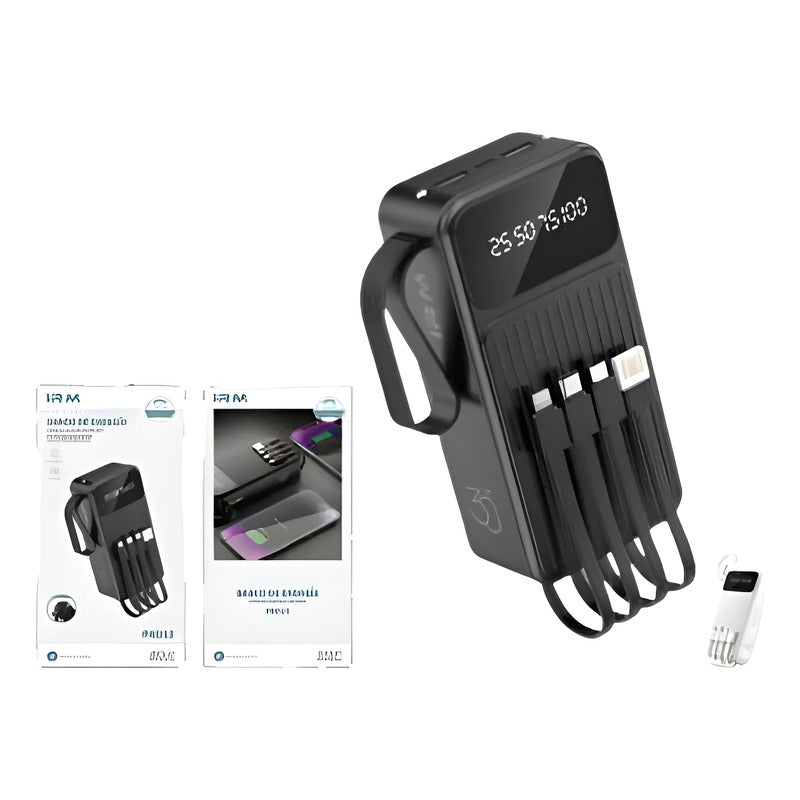 Batería Externa 30000 Mah Carga Rapida Power Bank