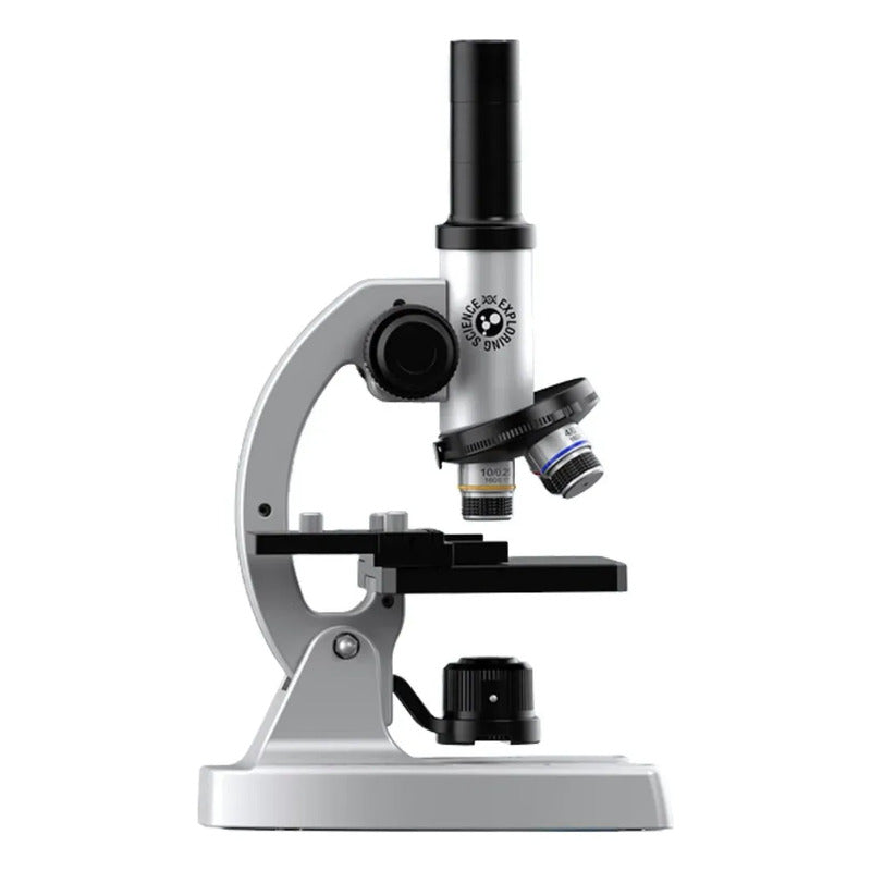 Microscopio Profesional 16000x Con Accesorios Un Lente Blanco