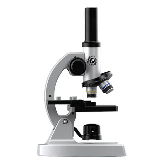Microscopio Profesional 16000x Con Accesorios Un Lente Blanco