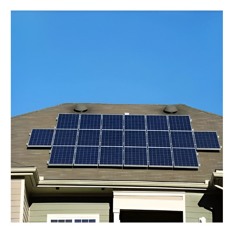 Panel Solar Monocristalino Qp Panelsolar 200w Negro - Potencia Máxima De 200w
