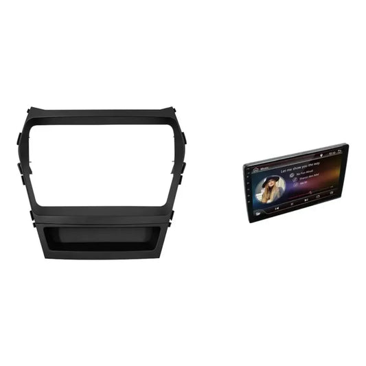 Kit Hyundai: Bisel Adaptador Radio Santa Fe 2013-2017 9'' + Pantalla Táctil Gps Wifi 9''