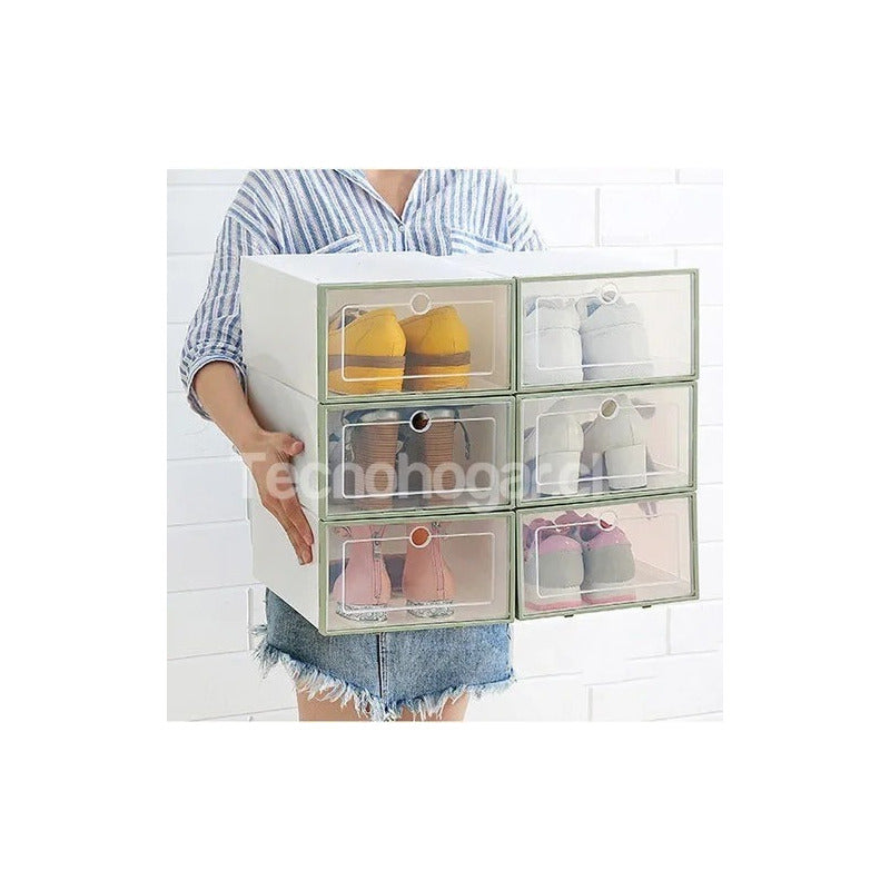 Organizador Caja De Zapatos Zapatera Facil De Armar