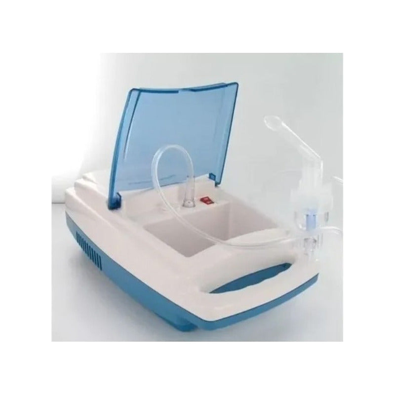 Nebulizador Portátil Compresor Profesional + Pro Color Blanc
