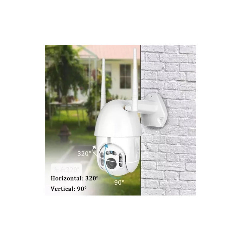Cámara Ip  Con Movimiento, Infrarrojo Impermeable Wifi Hd X2