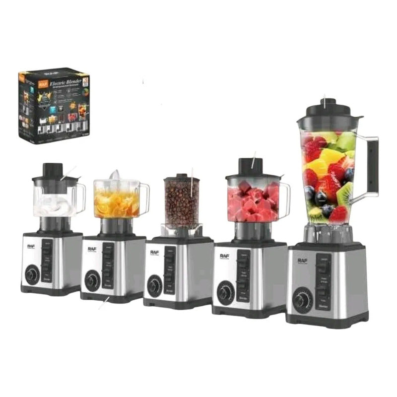 Juego De Licuadora + Picadora De Carne 5en1 2600w 3l