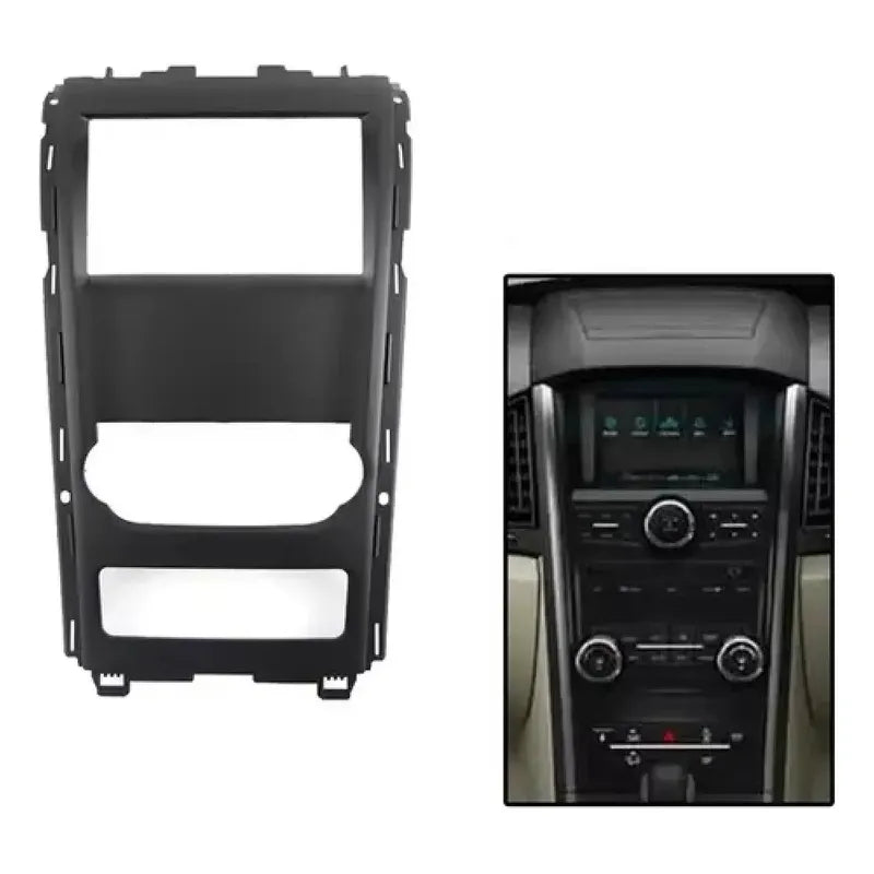 Adaptador Bisel Radio 9pul Radio Ford Ranger 2011-18 Gris Oscuro