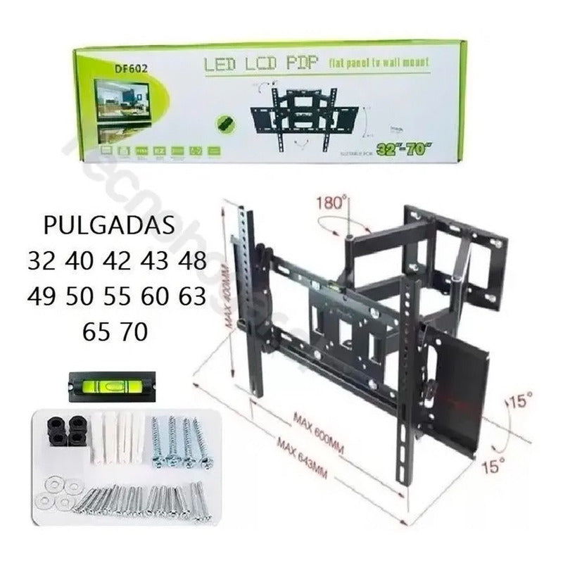 Soporte Base Televisor 32 40 42 43 48 49 50 60 63 65 70