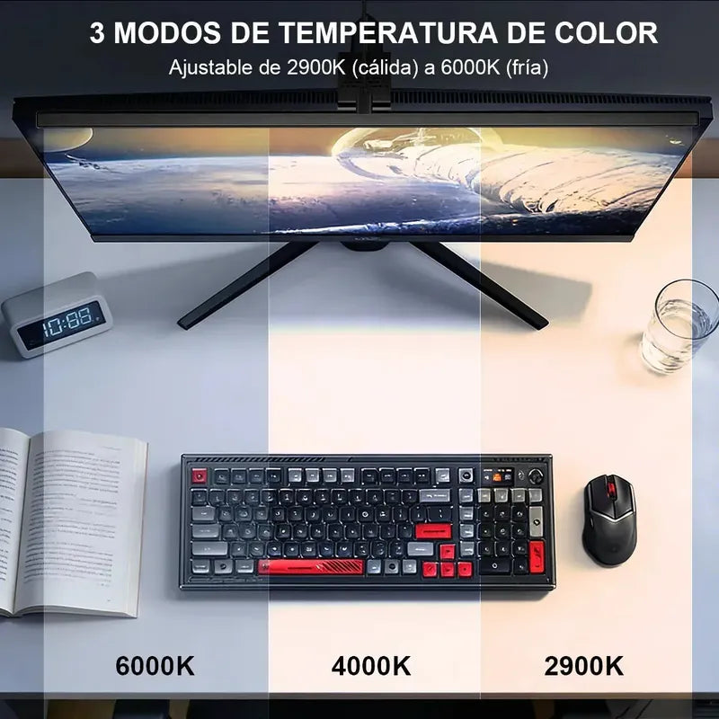 Barra De Luz Led Monitor Lampara Escritorio Notebook