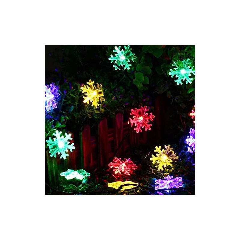 Guirnalda Luces Solares Navidad 10 Metros 100 Led Multicolor