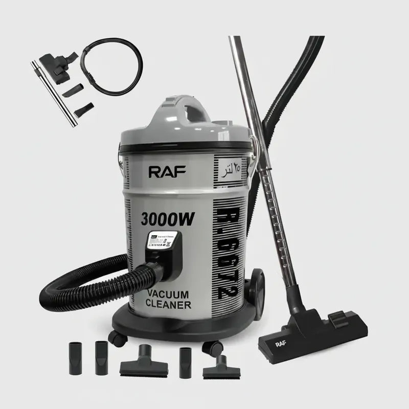 Kit Limpieza Pro: Aspiradora 3000w Acero Inoxidable Gris Oscuro + Aspiradora Automóvil Portátil Dorado