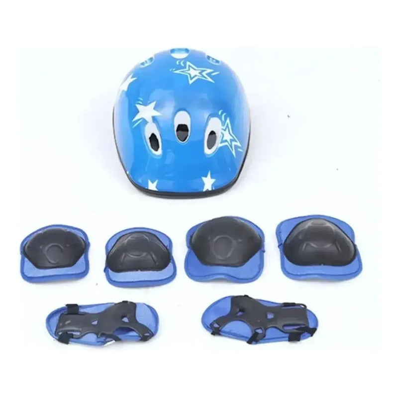 Patines 4 Ruedas Ajustable Para Niños Niñas Roller Artístico S 30 31 32 33 60 Mm Azul