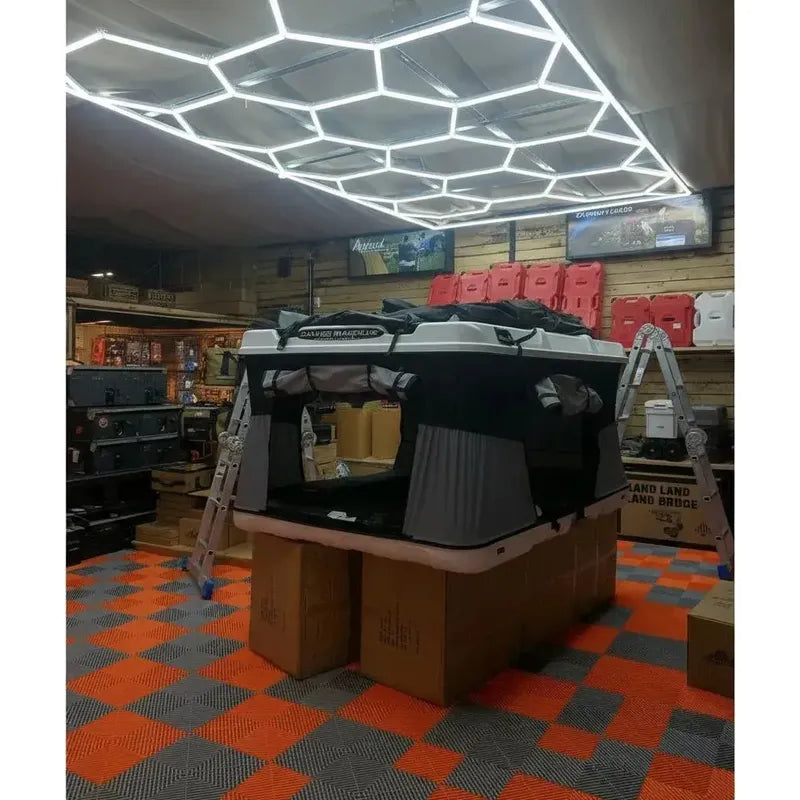 Luz Led Rectangular 14 Hexagonos 4.8 Mt X 2.4 Mt Decorativa
