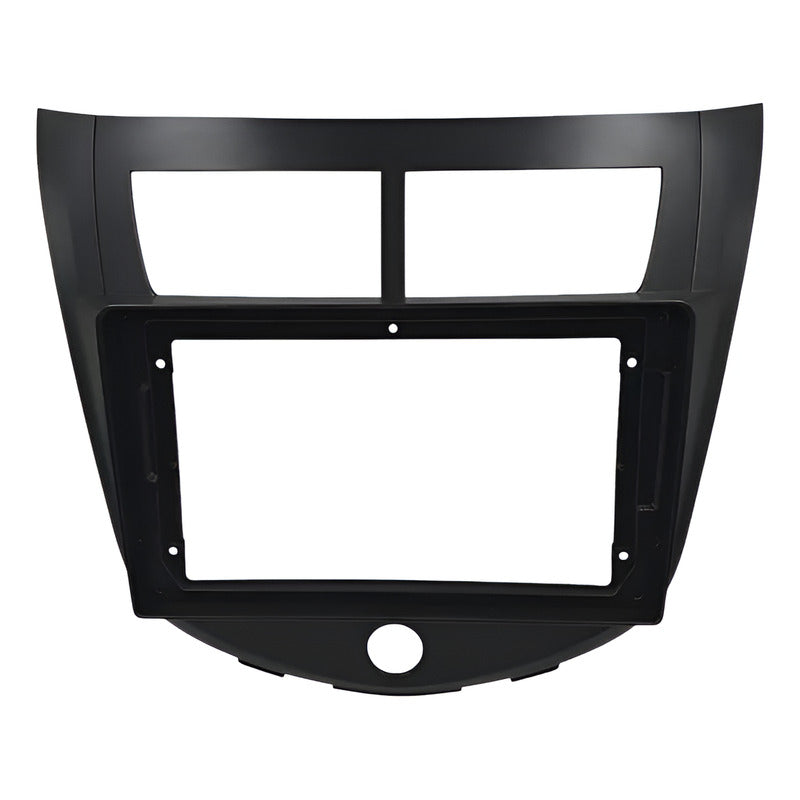 Bisel De 9 Pulgadas Para Jac J4 2013-2016 Negro
