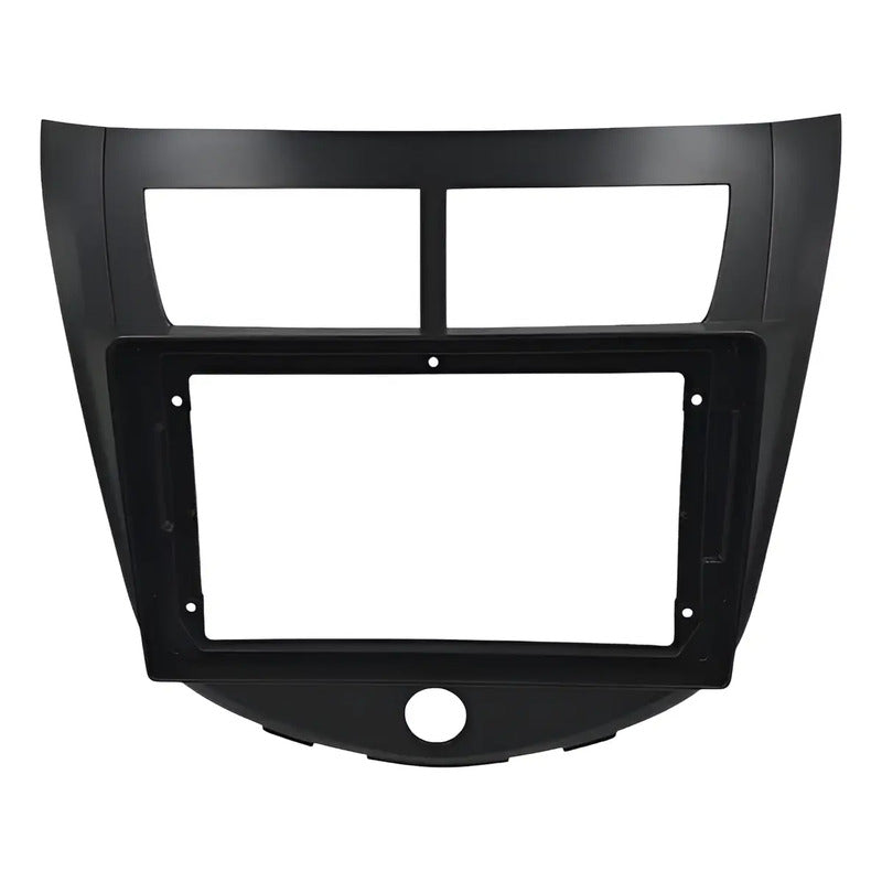 Kit Radio Jac: Bisel 9 J4 2013-2016 Negro + Radio 2 Din Mirror Link Mp5 + Adaptador 9 A 7