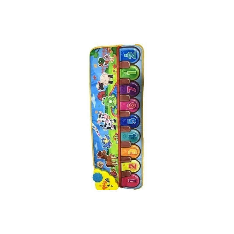 Piano Musical Para Niños Piano Music Mat Animal  Azul