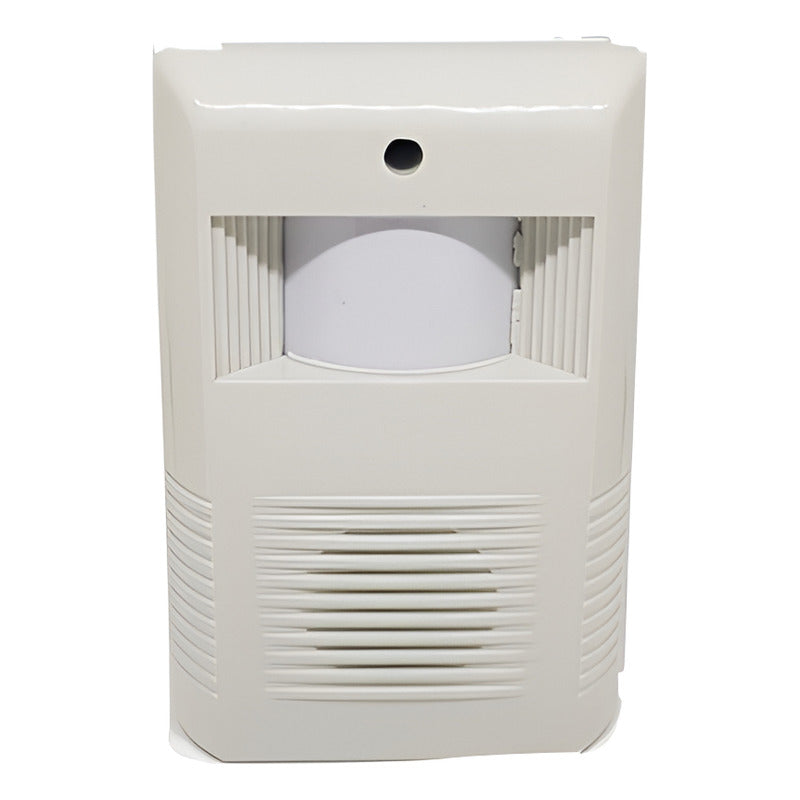 Timbre Para Negocios Local Vecindad Con Sensor De Movimento Blanco
