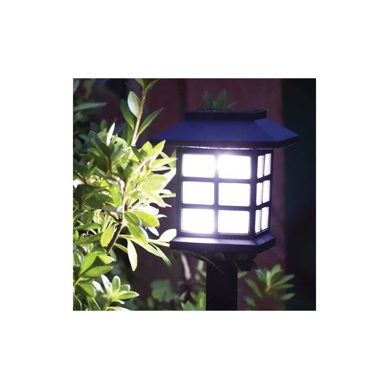 Pack X10 Luz Solar Con Estaca Exterior Tierra Jardín