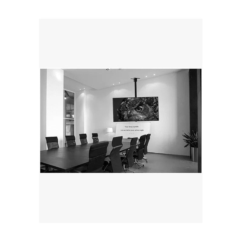 Base Tv Techo Pared 32 40 42 43 48 49 50 55 60 63 65 70 75 Negro