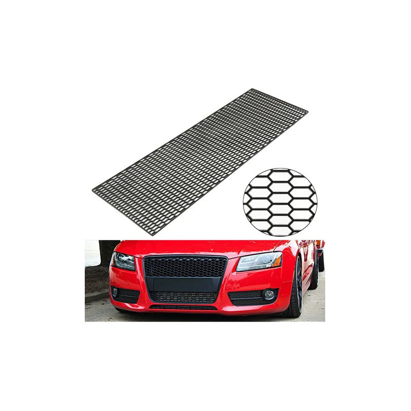 Malla De Parachoques Rejilla Tipo Audi Negro Auto/camioneta Negro Mate