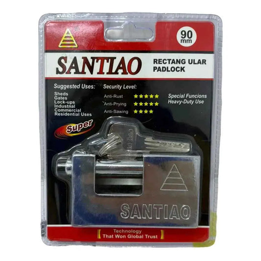 Candado De Seguridad + 3 Llaves Anti Napoleón 70mm // 90mm 90mm
