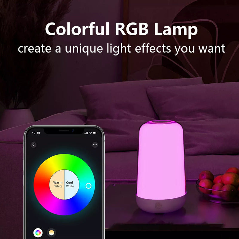 Lampara De Noche Bt App Inteligente Sincroniza Con Musica