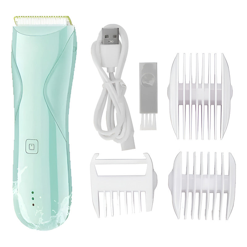 Maquina Cortadora Inalambrica Cabello Guagua Bebes Niños Turquesa