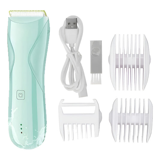 Maquina Cortadora Inalambrica Cabello Guagua Bebes Niños Turquesa