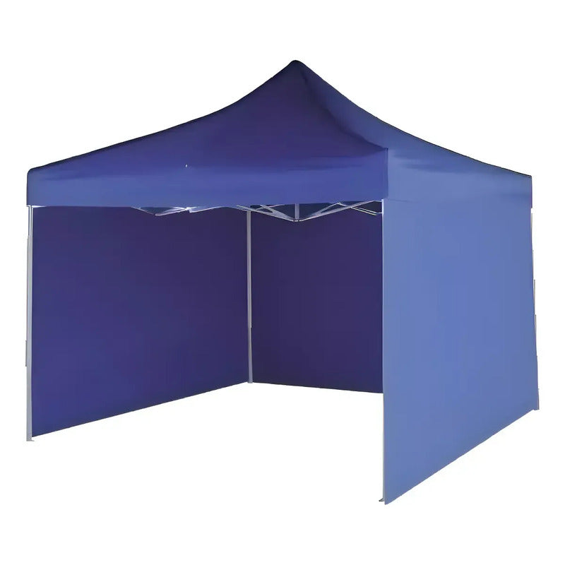 Toldo Plegable 3x3 Incluye Pared Laterales Toldo Completo Azul