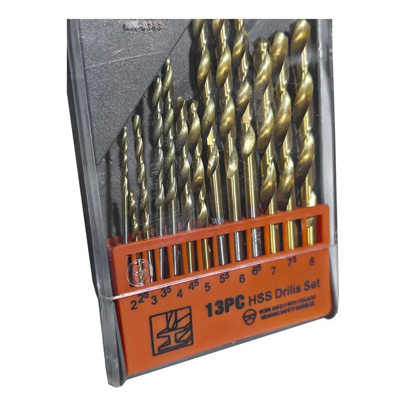 Pack X2 Brocas Para Metal Juego 13pz Taladro Rotomartillo