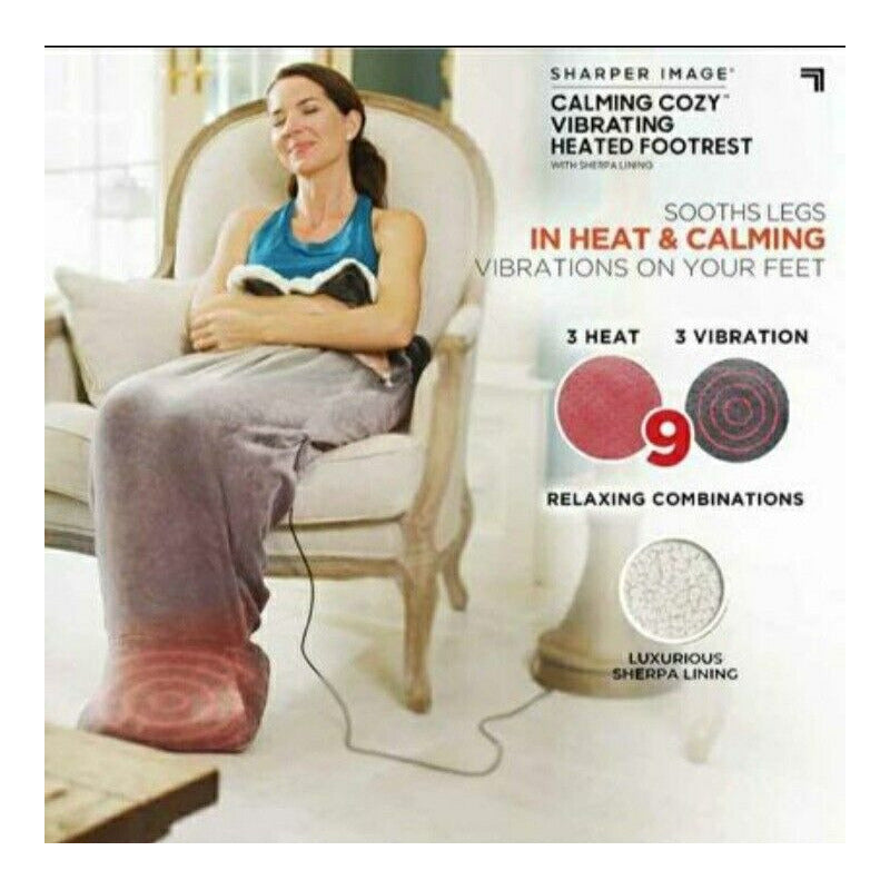 Calentador De Pies Masajeador Liso 1 Kg Gris Oscuro