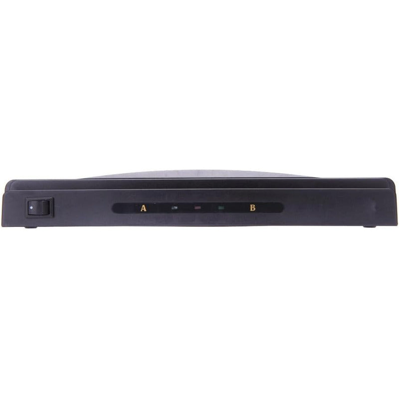 Kit 2 Micrófonos Inalámbricos Vhf Con Transmisor 10 Mts  Negro