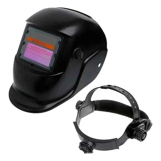 Casco De Soldadura Con Rango De Sombreado Amplio Ajustable Negro Pm2860126