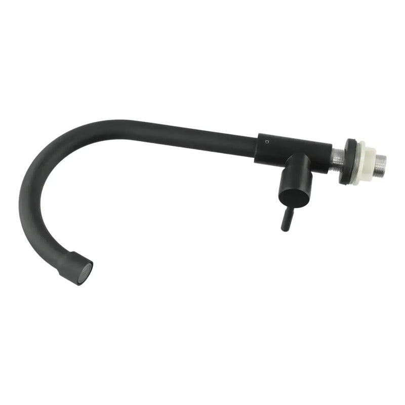 Llave Monomando Lavaplatos Agua Fría Torneira Baño Lavadero Negro Mate