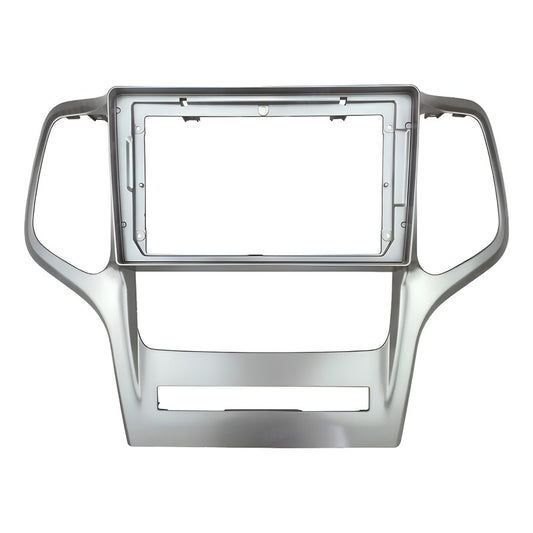 Bisel Adaptador Radio 9 PuLG Jeep Grand Cherokee 2008-2012 Plateado