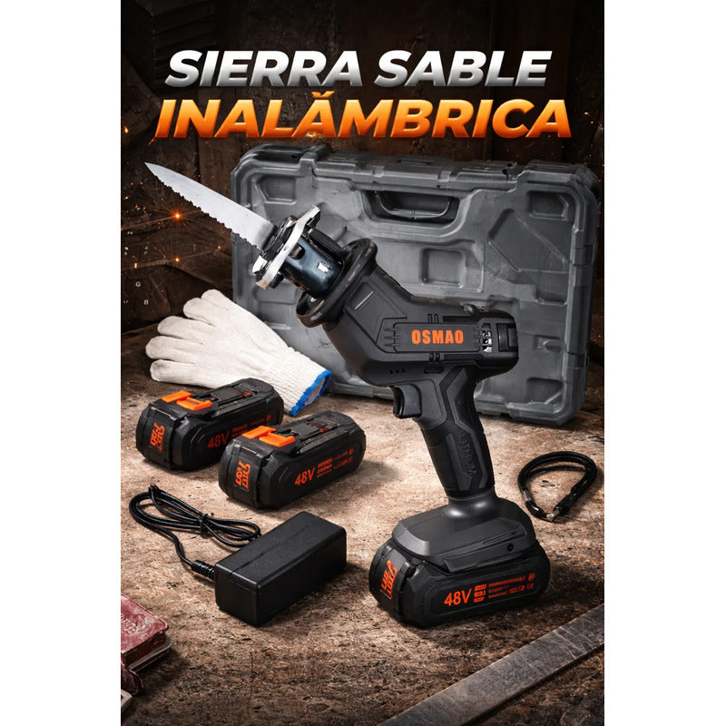 Sierra Eléctrica Inalámbrica Sable Recíproca Con 2 Baterías