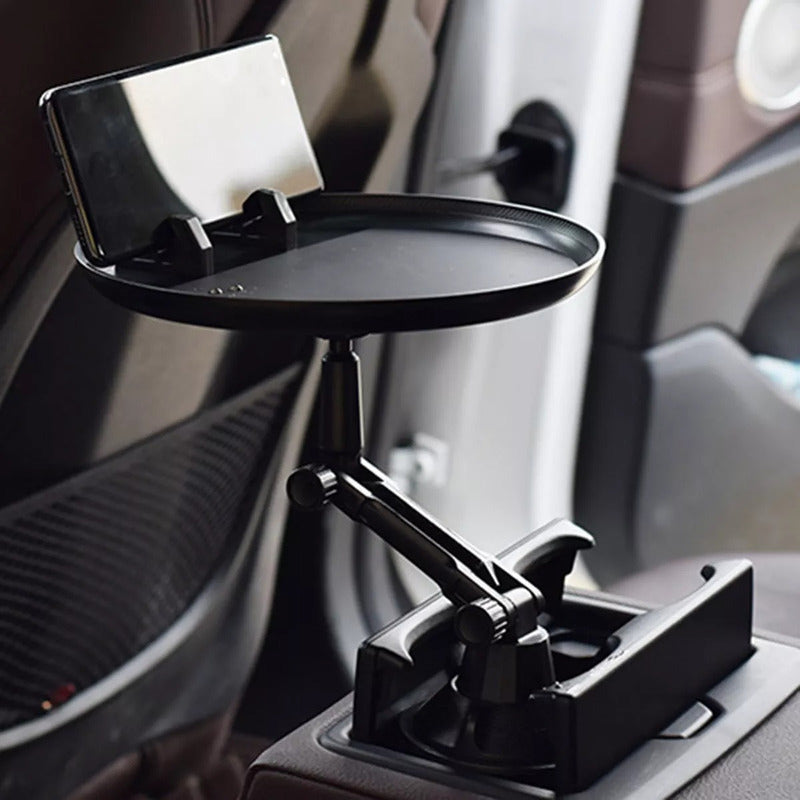 Mesa Bandeja Para Comida Y Porta Vasos Autos Suvs Camionetas Negro