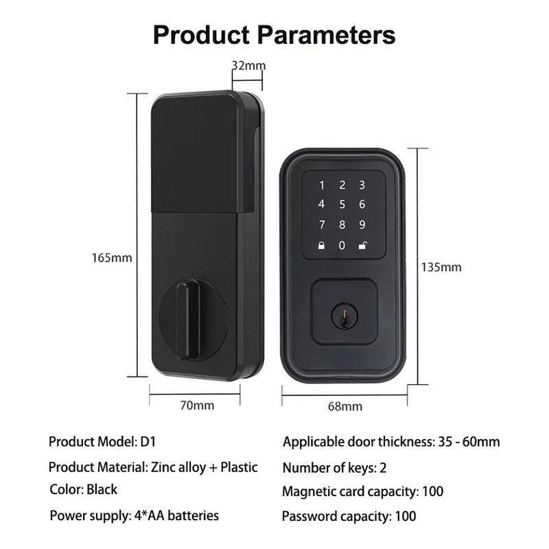 Cerradura Electrónica Inteligente Digital Clave