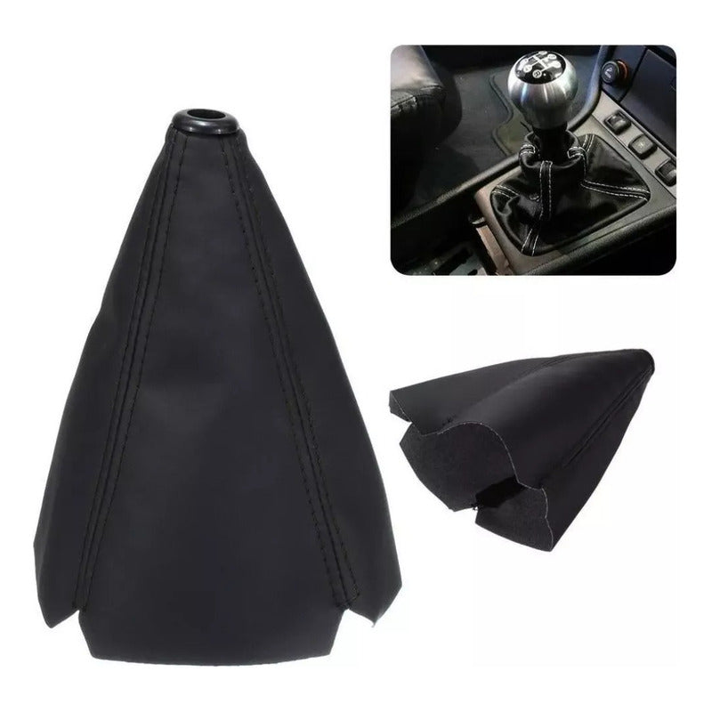 Funda Cubre Palanca De Cambio Auto Tunning Universal Negro