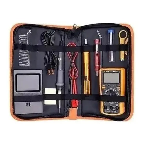 Kit Soldador: Cautín Soldadura 60w Temperatura Regulable + Pistola Soldadura Automática Manual