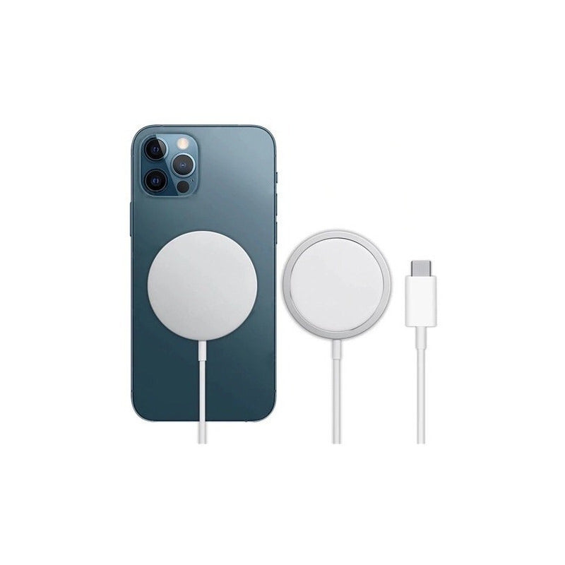 Genérica Cargador Inalámbrico Usb-c C Blanco Compatible Blanco