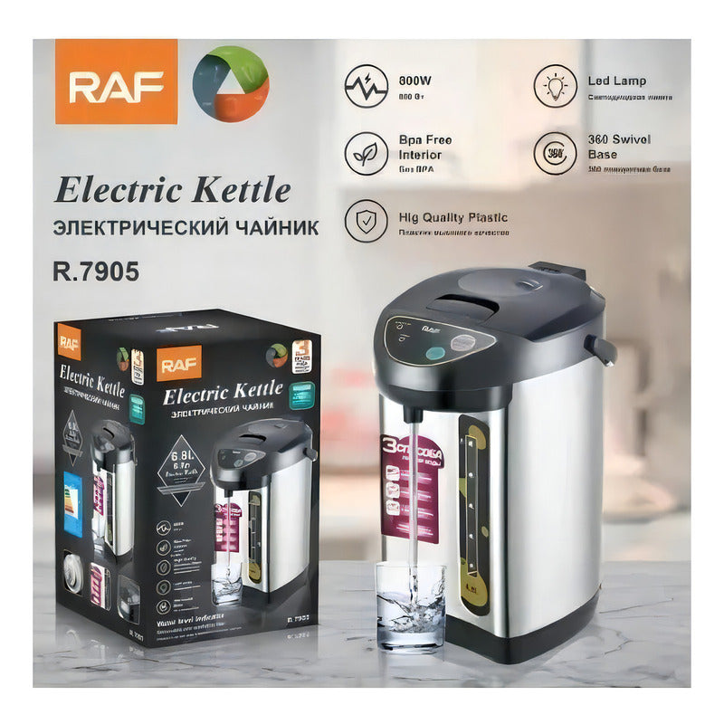 Jarra Eléctrica Raf Hervidor R.7905 Gris 6.8l