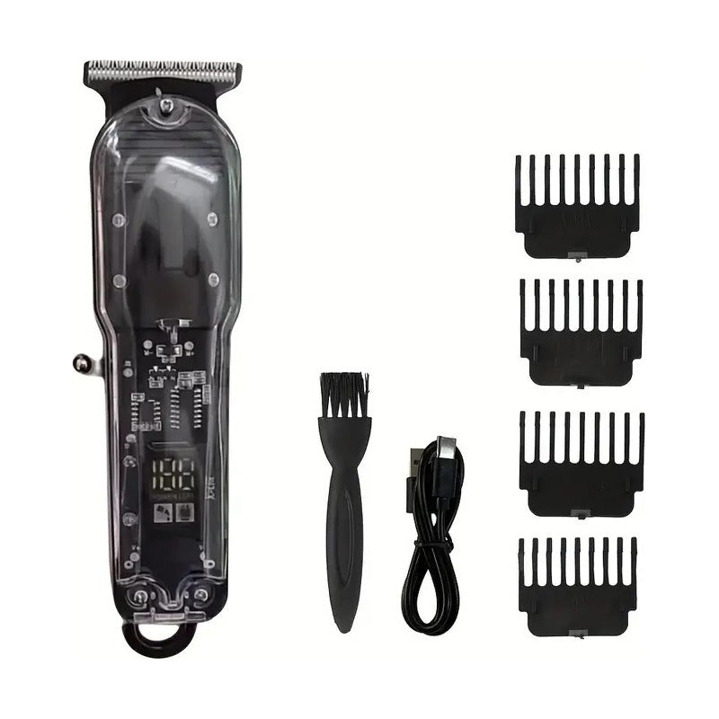 Cortadora De Pelo Inalambrica Recargable Maquina Afeitadora Negro