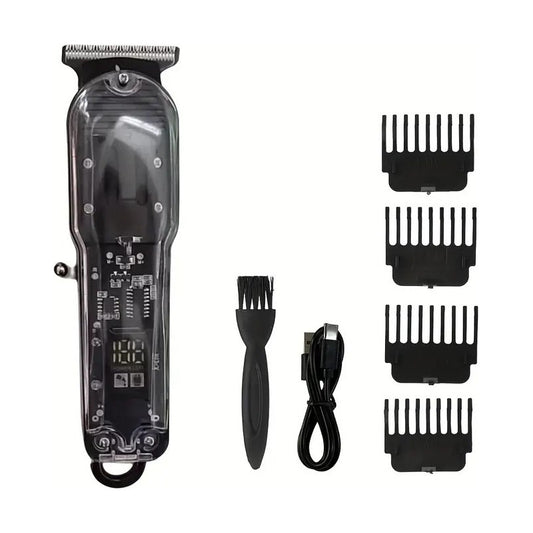 Cortadora De Pelo Inalambrica Recargable Maquina Afeitadora Negro