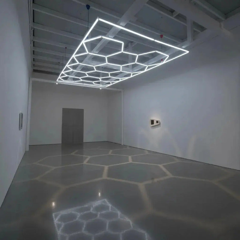 Luz Led Rectangular 14 Hexagonos 4.8 Mt X 2.4 Mt Decorativa