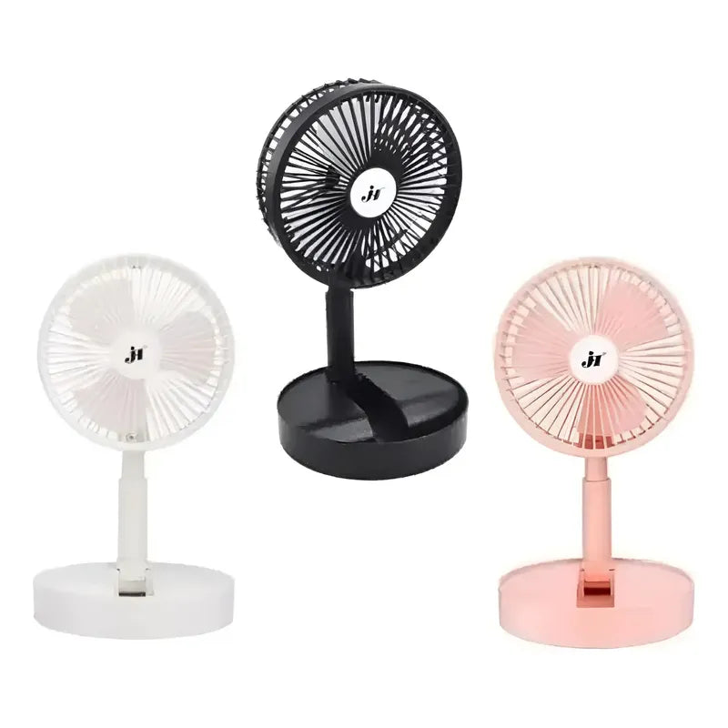 Ventilador De Mesa Escritorio Portatil Usb Silencioso Potent 20 Cm 5w Negro Plástico 3