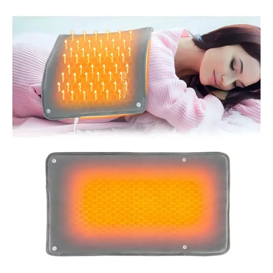 Almohadilla Manta Calienta Cuerpo Manos Espalda Usb 5v Gris Guatero/manta