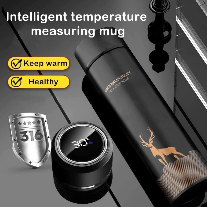 Termo Con Medidor De Temperatura Inteligente Digital Vaso Te